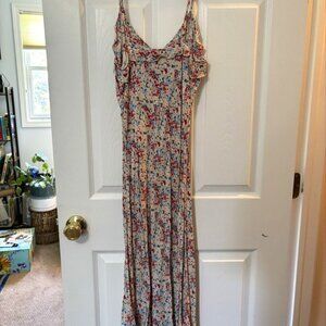 Rolla's Floral Midi Slip Dress